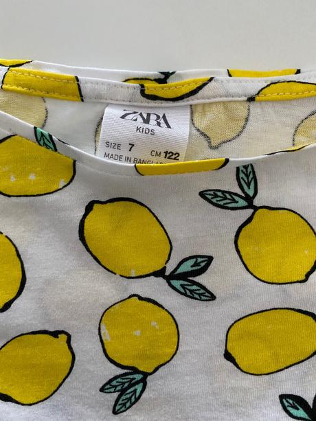 Citronove tricko, zara,122