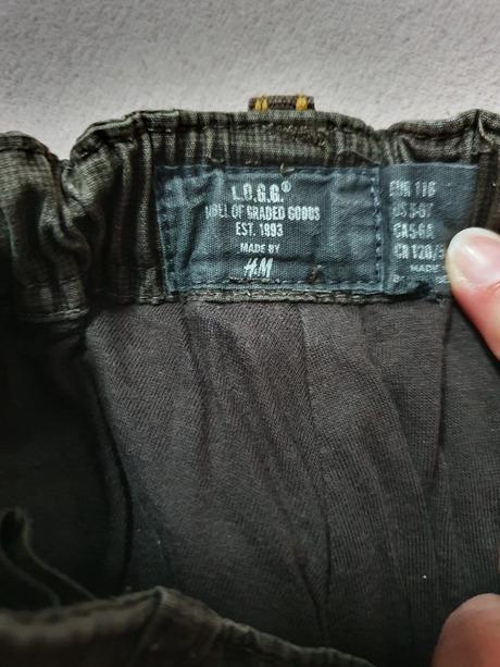 Zateplené nohavice č.116, h&m,116
