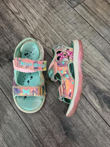 Metalické sandálky minnie mouse, 27