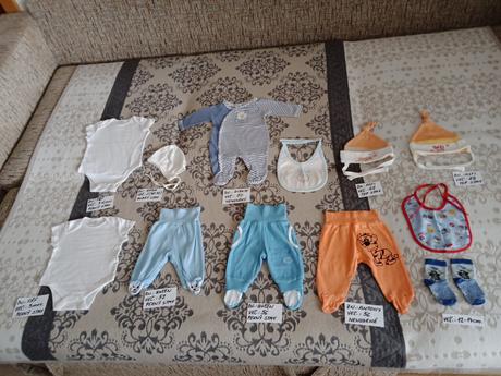 Balíček oblečenia pre chlapceka, 50–62