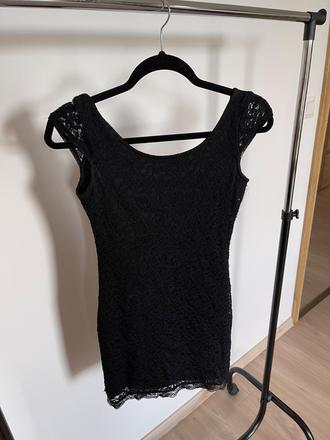 Krátke čipkované šaty h&m, h&m,xs