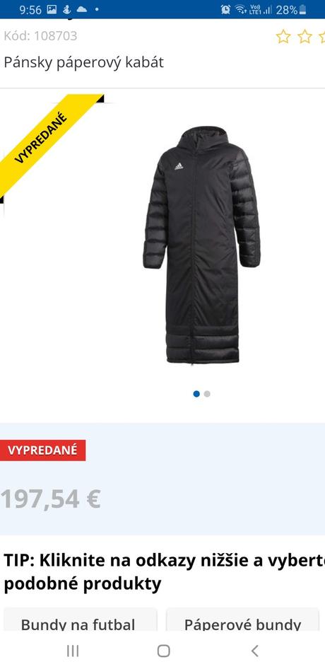 Adidas zimná bunda s, adidas,s