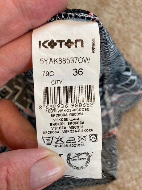 Letne saty koton 36, 36