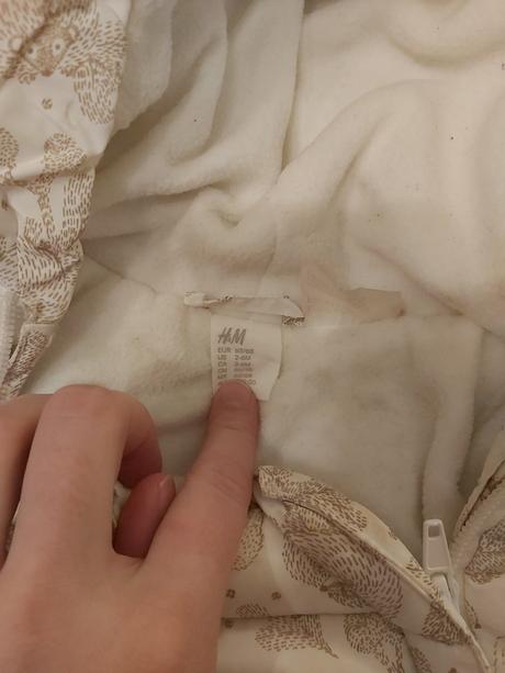 Krasny zimný fusak s rukavmi, h&m