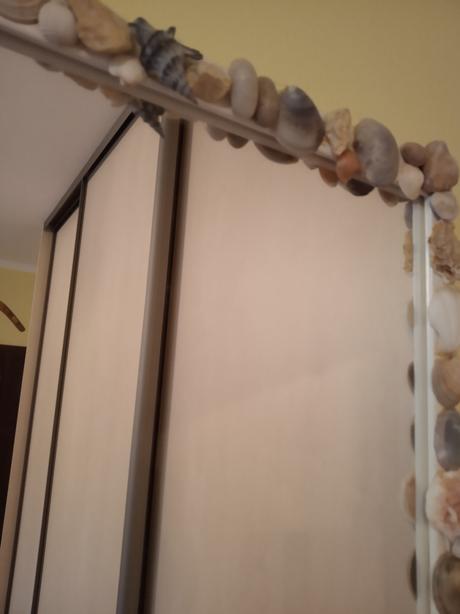 Handmade mušľové zrkadlo, 