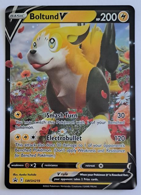 Pokémon jumbo karta boltund v, 