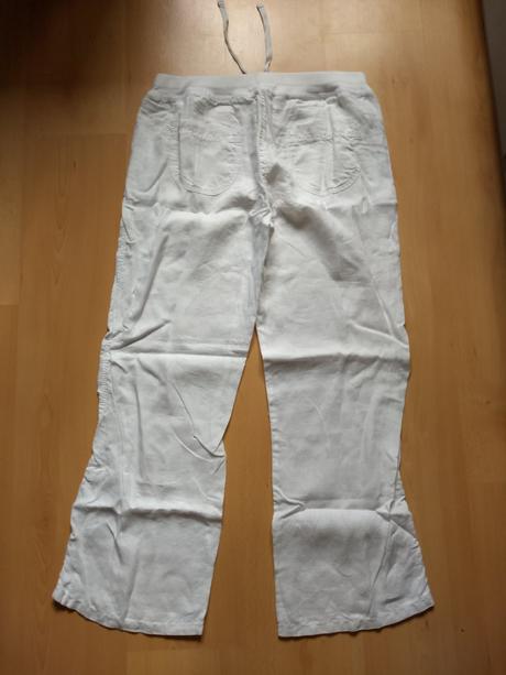 Ľanové nohavice letné, marks & spencer,42