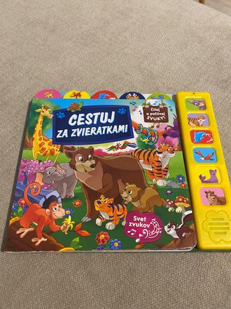 Krásne zvukové leporelo cestuj za zvieratkami,