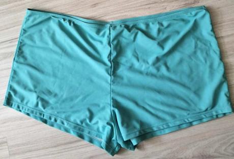 Tyrkysovo biele plavky/tankiny, v. 2xl, xxl