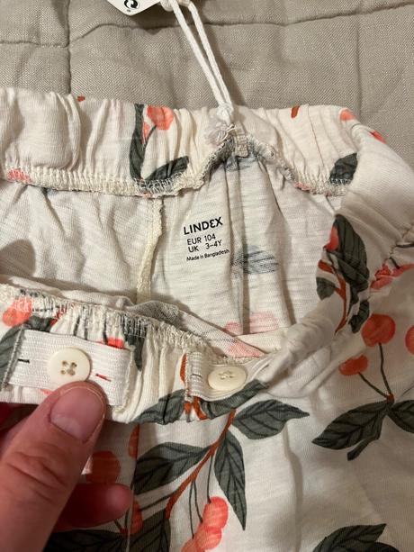 Lindex letná suprava ceresne, lindex,86 / 92 / 104