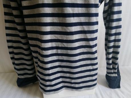 Pánske modro sivé tričko, casual, l