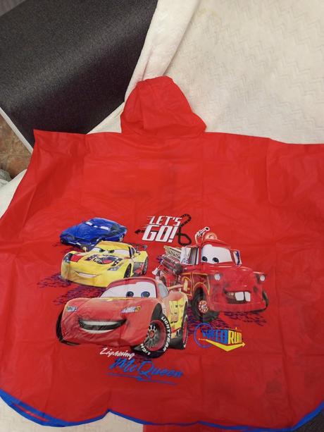 Pláštenka-pršiplášť do dažďa mcqueen, disney,92 / 98