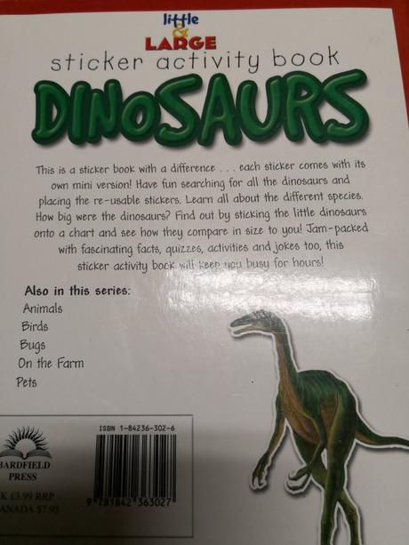 Anglická knižka o dinosauroch, 
