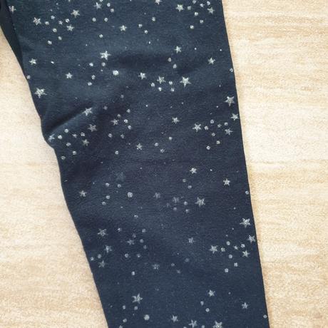 Legíny čierne s hviezdičkami next, next,116