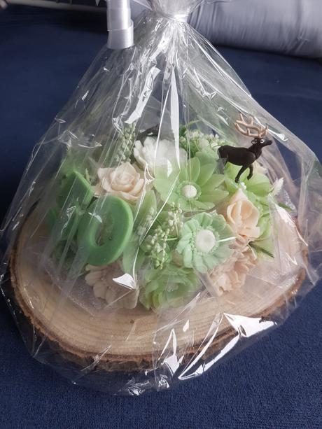 Mydlová dekorácia/torta, 