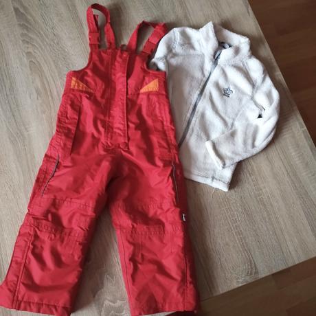 Nohavice do snehu a mikinka, 92