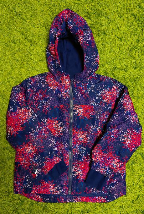 Zimná bunda s kapucňou veľ. 110/116, 110