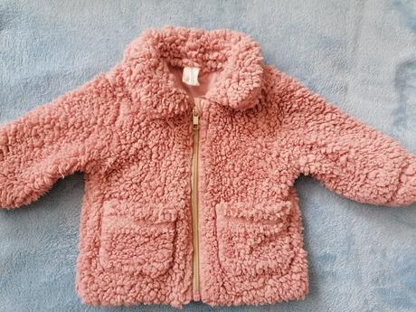 Teddy kabátik, h&m,68