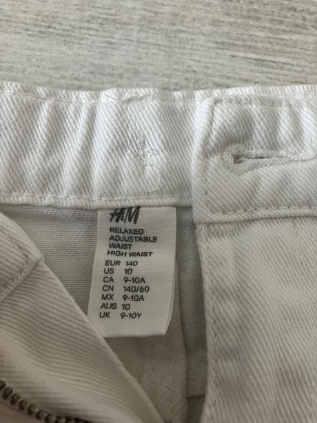 Biele rifle, h&m,140