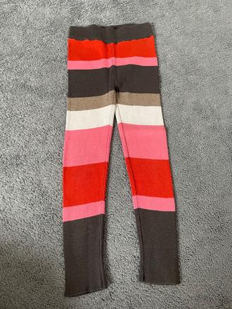 Rebrovane leginy pre štíhle dievčatko, h&m,104