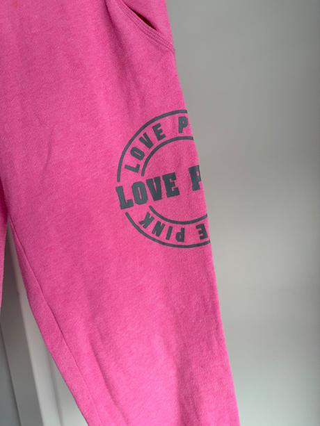 Pink trištvrťové teplaky, victoria's secret,xs