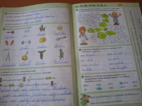 Pracovné zošity a učebnice vypracované,