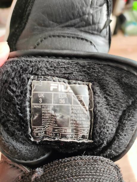 Zateplené tenisky fila, fila,36
