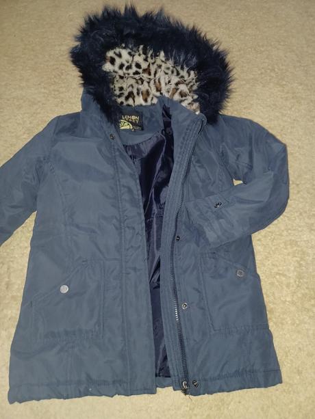 Zimna bunda lemon beret, 128