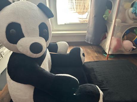 Detské rozkladacie kresielko panda, 