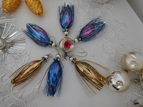 Retro vianočné ozdoby,,