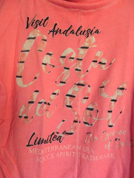 Soccx neonkovo ruzova luxusna mikina m/l, soccx,m