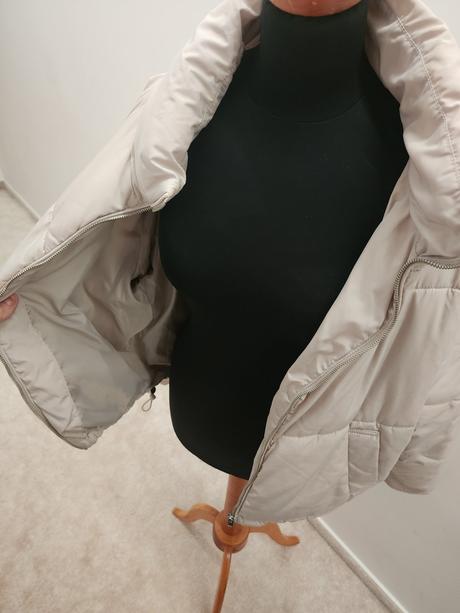 Bomber bunda krémová, h&m,m