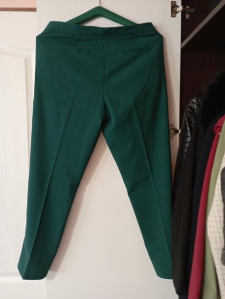 Tmavozelené nohavice, esmara,40