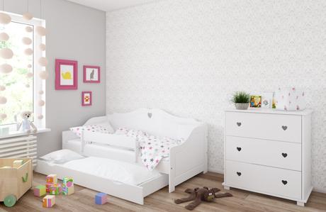 Detská posteľ srdce,rôzne veľkosti, šírka (cm): 90,dĺžka (cm): 200