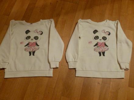 2x mikinka-pulovrík, 122