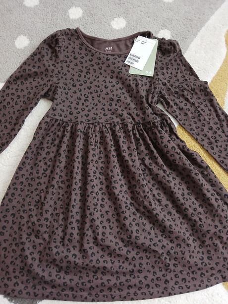 Nové šaty h&m+ tričko ako darček, h&m,110