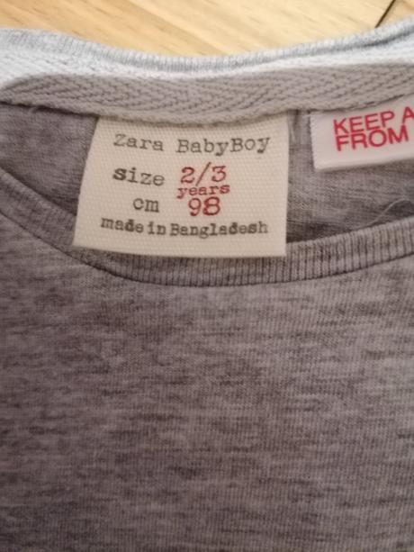 Tricko s dlhym rukavom, zara, c. 98, zara,98