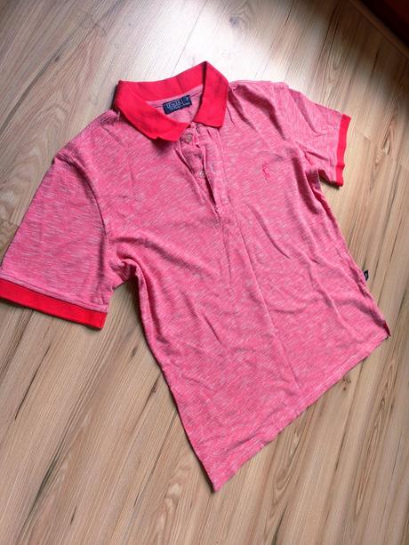 Pánske lososové polo tričko ralph lauren, ralph lauren,s