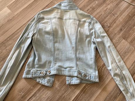 Dámska bledá riflovka, h&m,38