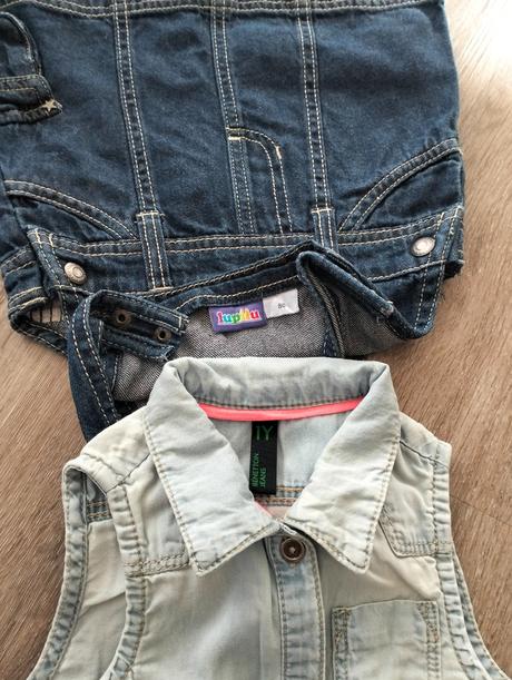 Šaty na traky plus košeľa 80, benetton,80