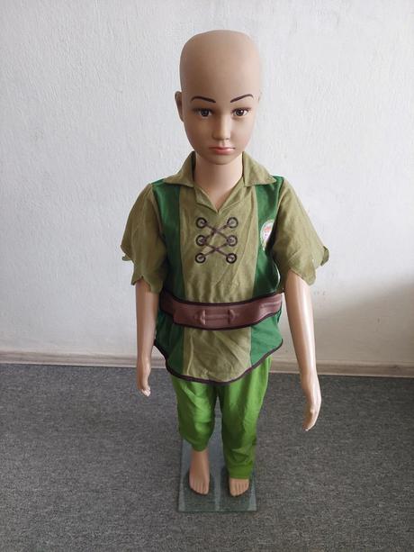 Peter pan dvojdielny kostým rubies veľ.110-116,