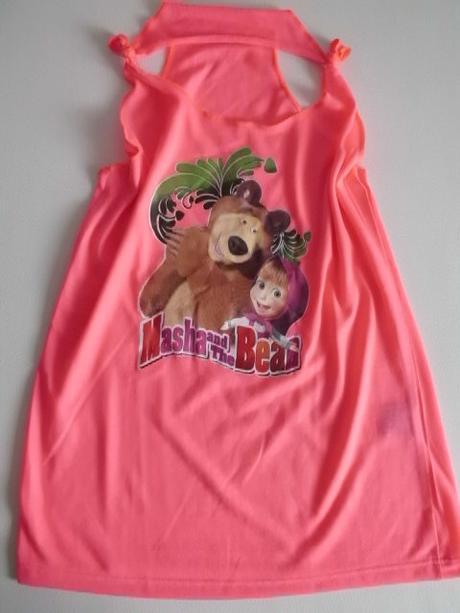 Neónové tričko s mášou - veľ. 146 a viac, 146