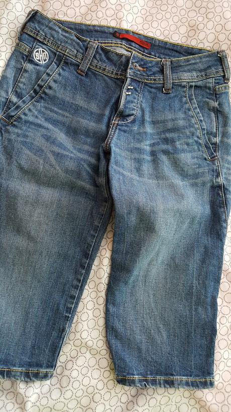 Rifľové šortky /trištvrťáky zn. sam, v. xs, s.a.m.,xs