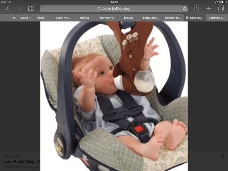 Bebe drziak na flasu (bottle sling), 