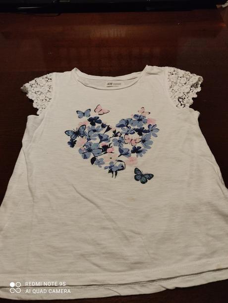 Dievcenske tricko, h&m,134