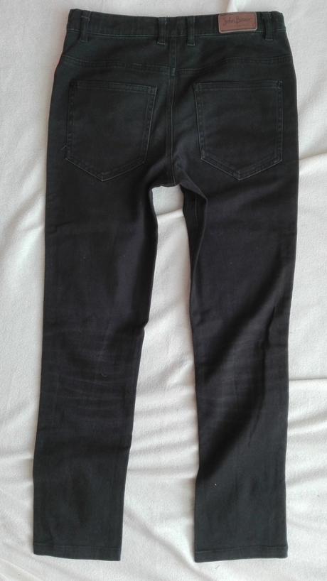 Detské čierne rifle, bonprix,152