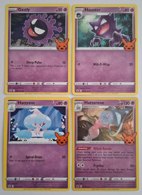 Pokémon karty "trick or trade" halloween (1), 