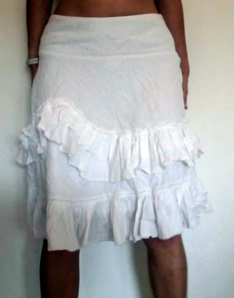 Ľanová sukňa, zara,m