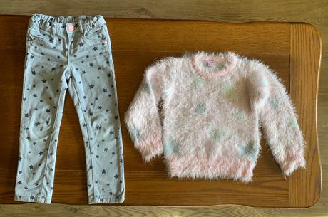 Chlpatý pulóvrik s hviezdičkami, dopodopo,104