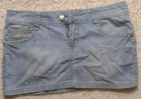 2x dámska riflová sukňa 36-38, 36